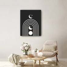 Black Moon Phase Rainbow