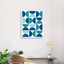 Geometric abstract Blue