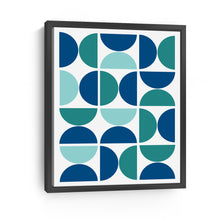 Geometric abstract Blue