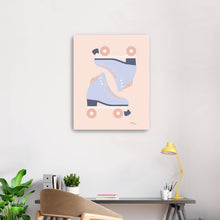 Lavender Retro Roller Skates