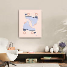 Lavender Retro Roller Skates