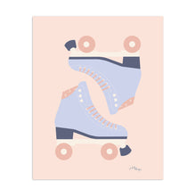 Lavender Retro Roller Skates