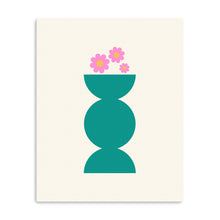 Geometric Pot Flowers