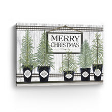 Merry Cmas Potted Trees