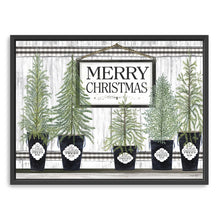 Merry Cmas Potted Trees