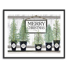 Merry Cmas Potted Trees