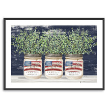 Flag Mason Jar Trio