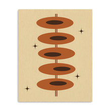 Midcentury Stars And Ovals