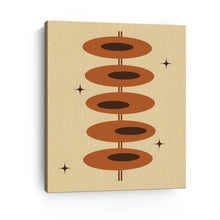 Midcentury Stars And Ovals