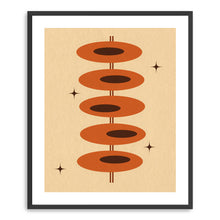 Midcentury Stars And Ovals