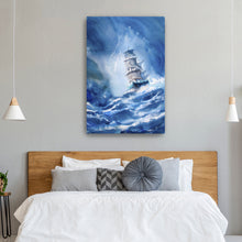 Sailing Boat in the Storm