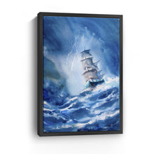 Sailing Boat in the Storm