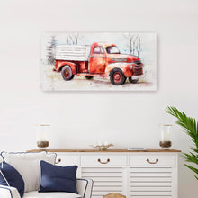 Red Truck Watercolor