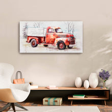 Red Truck Watercolor