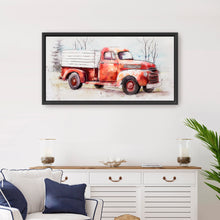 Red Truck Watercolor