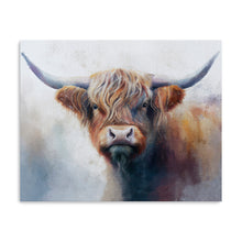 Highland Cow Watercolor