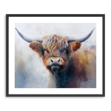 Highland Cow Watercolor