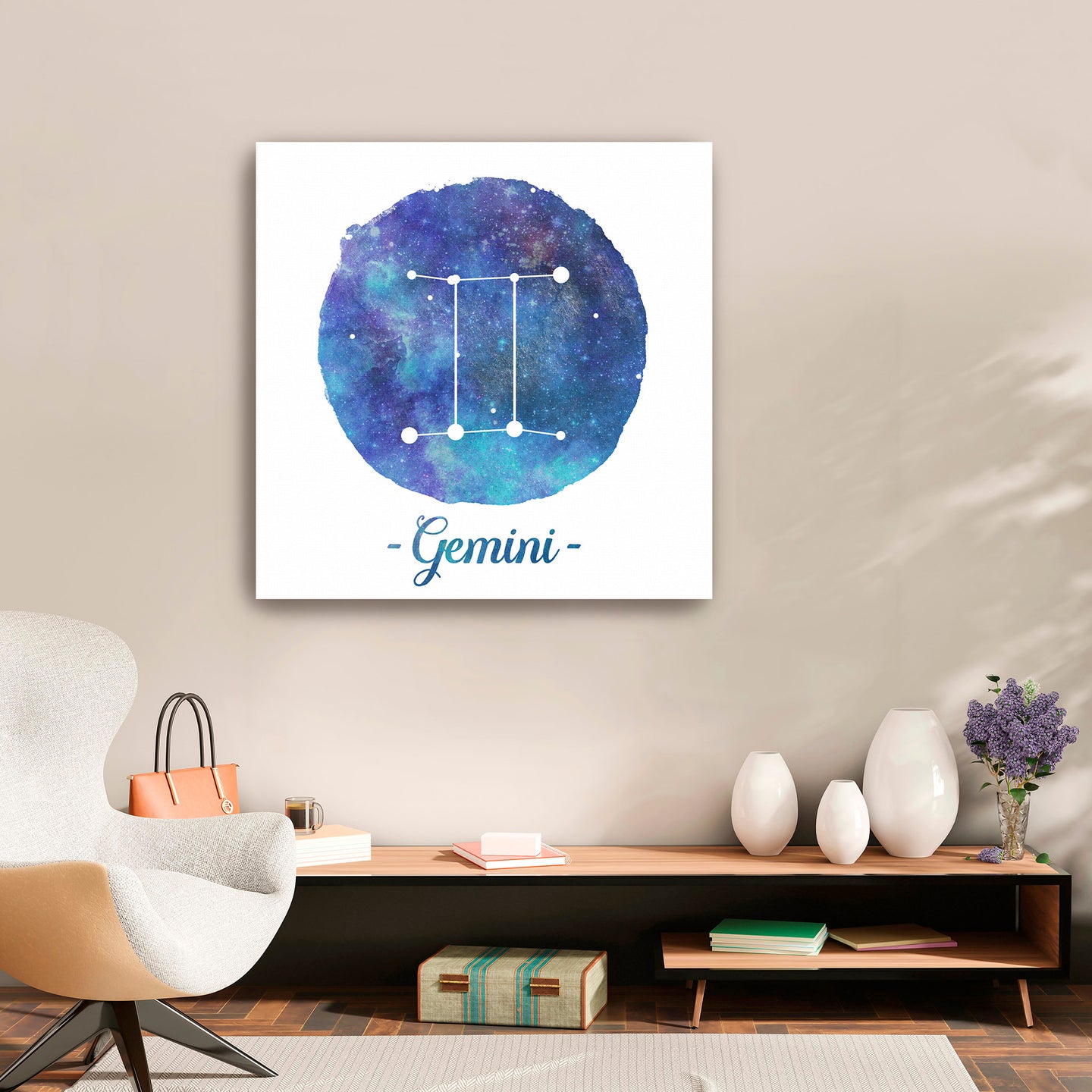 Gemini I Canvas Wall Art: Made of Premium Quality Materials – lumagallerie