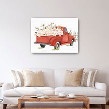 Red Floral Truck
