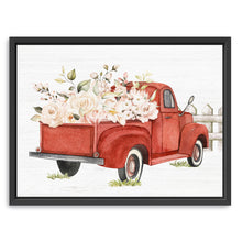 Red Floral Truck