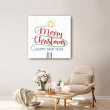 Christmas and New Year Tree Line Art