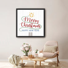 Christmas and New Year Tree Line Art