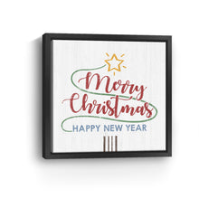 Christmas and New Year Tree Line Art