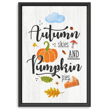 Autumn Skies and Pumpkin Pies