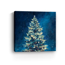 Christmas Tree and Starry Sky