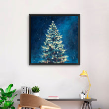 Christmas Tree and Starry Sky