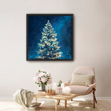 Christmas Tree and Starry Sky