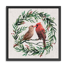 Christmas Birds on Wreath
