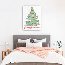 Christmas Tree Line Art