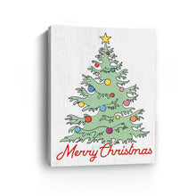 Christmas Tree Line Art