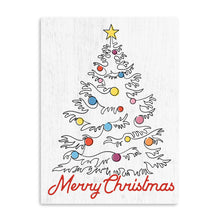 Christmas Tree Line Art II