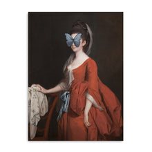 Madame Butterfly Red Dress Grey