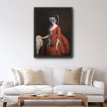 Madame Butterfly Red Dress Grey