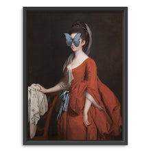 Madame Butterfly Red Dress Grey