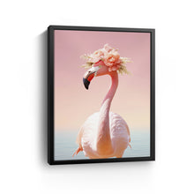 Tropical Vogue - Floral Fashion Flamingo