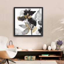 A Black Petals Gold Leaves II