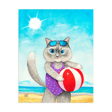 Kitty at the Beach