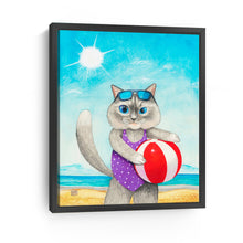 Kitty at the Beach