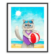 Kitty at the Beach