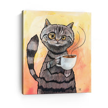 Morning Coffee Cat