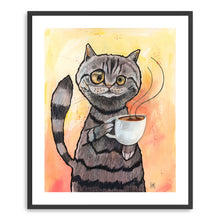 Morning Coffee Cat