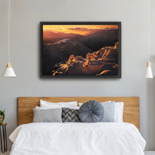 Adk Wright Snowy Sunset