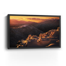 Adk Wright Snowy Sunset