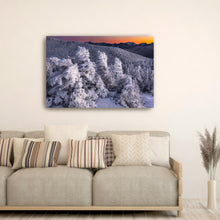 Cascade Winter Sunset Glow