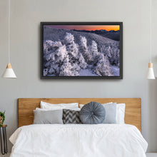 Cascade Winter Sunset Glow