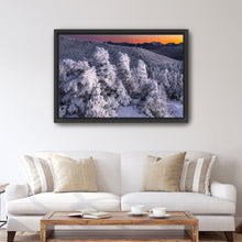 Cascade Winter Sunset Glow